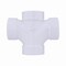 Charlotte Pipe And Foundry Charlotte Pipe Schedule 40 1-1/2 in. Hub X 1-1/2 in. D Hub PVC Double Sanitary Tee 1 pk PVC004280600 - alternate 2
